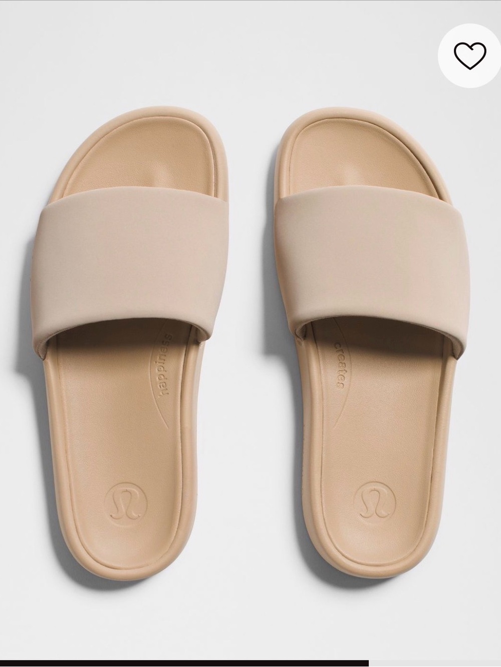 lululemon athletica Restfeel slides size 9